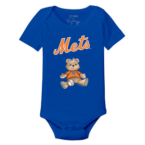 New York Mets Girl Teddy Short Sleeve Snapper