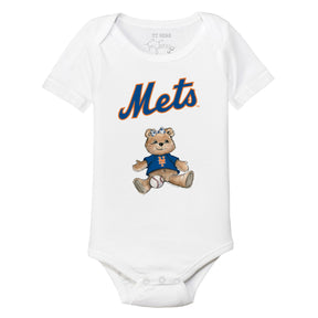 New York Mets Girl Teddy Short Sleeve Snapper
