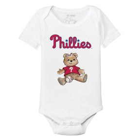 Philadelphia Phillies Girl Teddy Short Sleeve Snapper