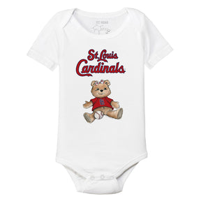 St. Louis Cardinals Girl Teddy Short Sleeve Snapper