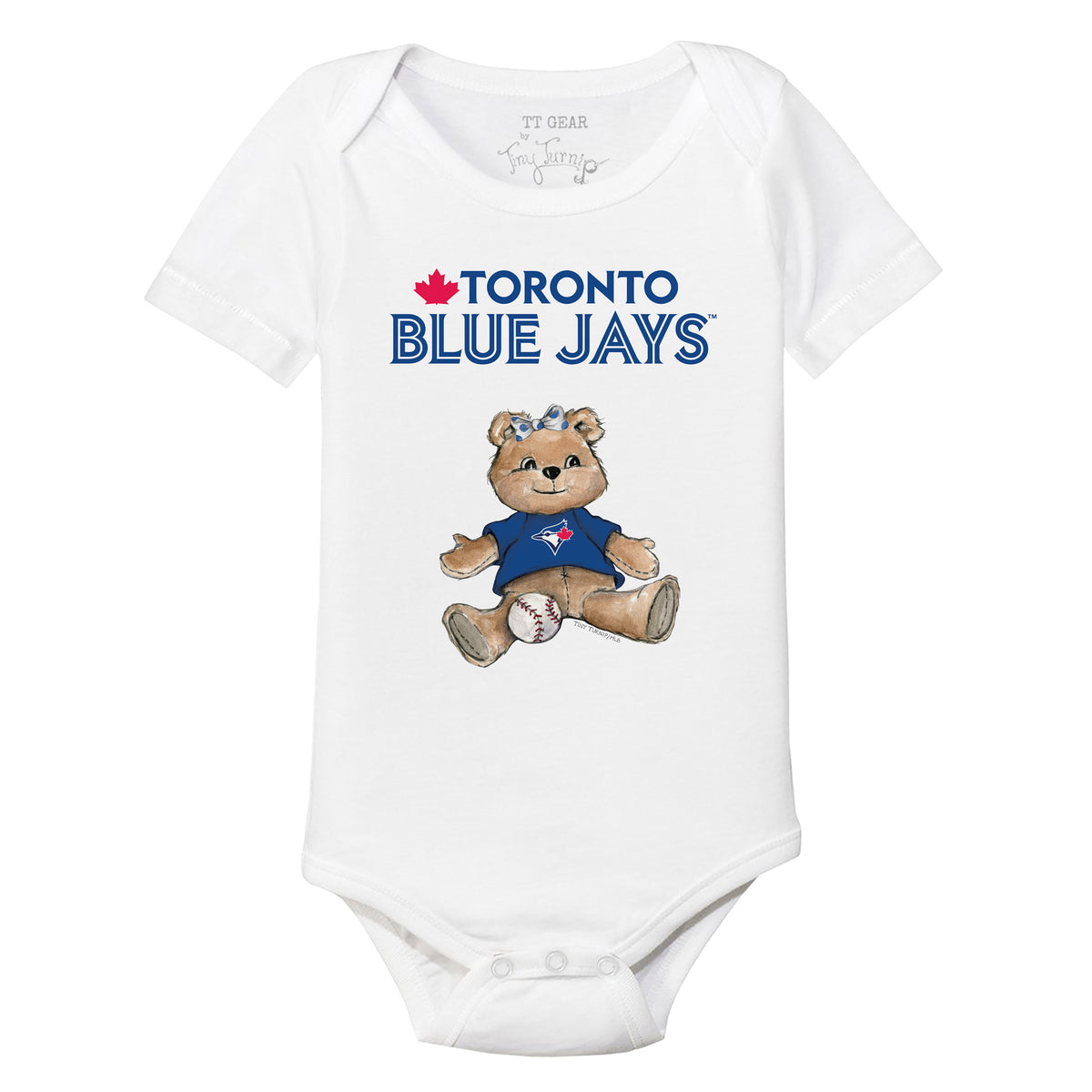 Toronto Blue Jays Girl Teddy Short Sleeve Snapper