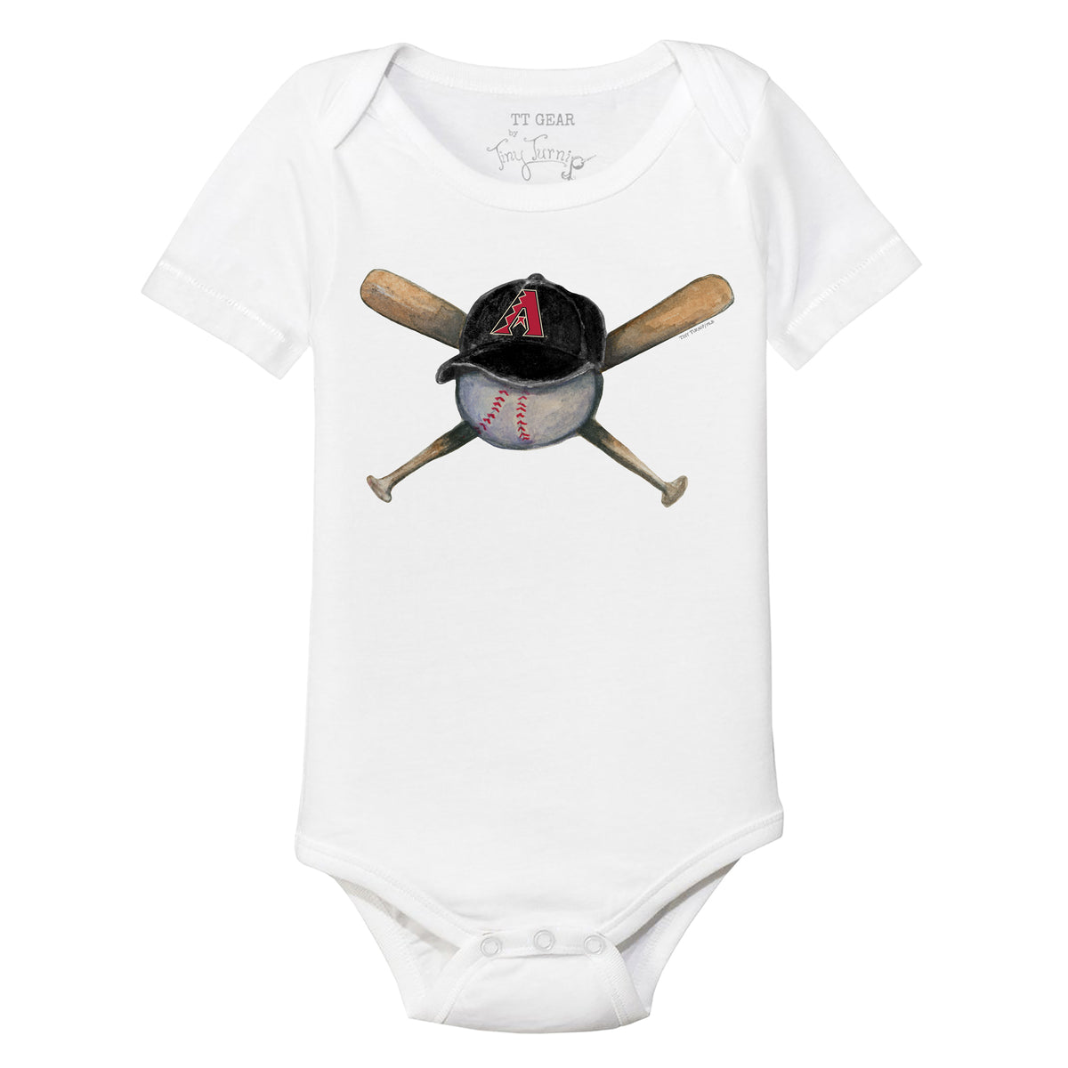 Arizona Diamondbacks Hat Crossbats Short Sleeve Snapper