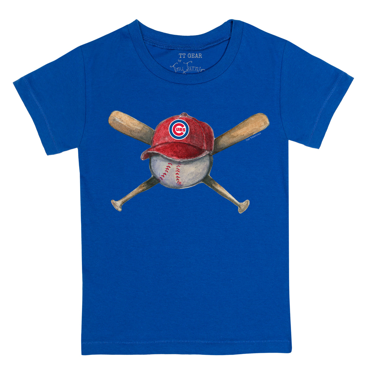 Chicago Cubs Hat Crossbats Tee Shirt