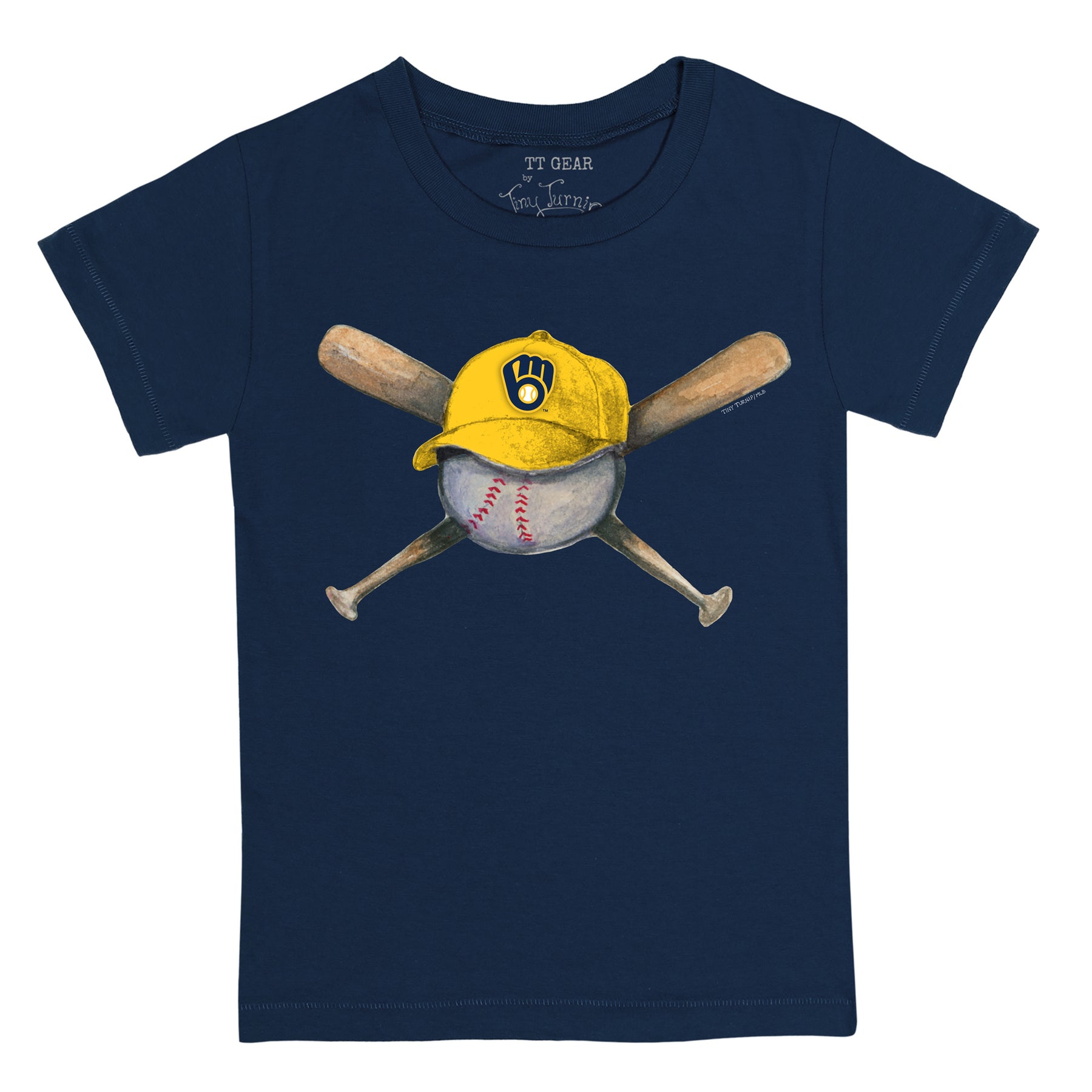 Lids Milwaukee Brewers Tiny Turnip Women's Baseball Crossbats T