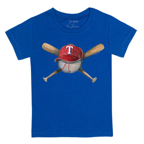 Texas Rangers Hat Crossbats Tee Shirt