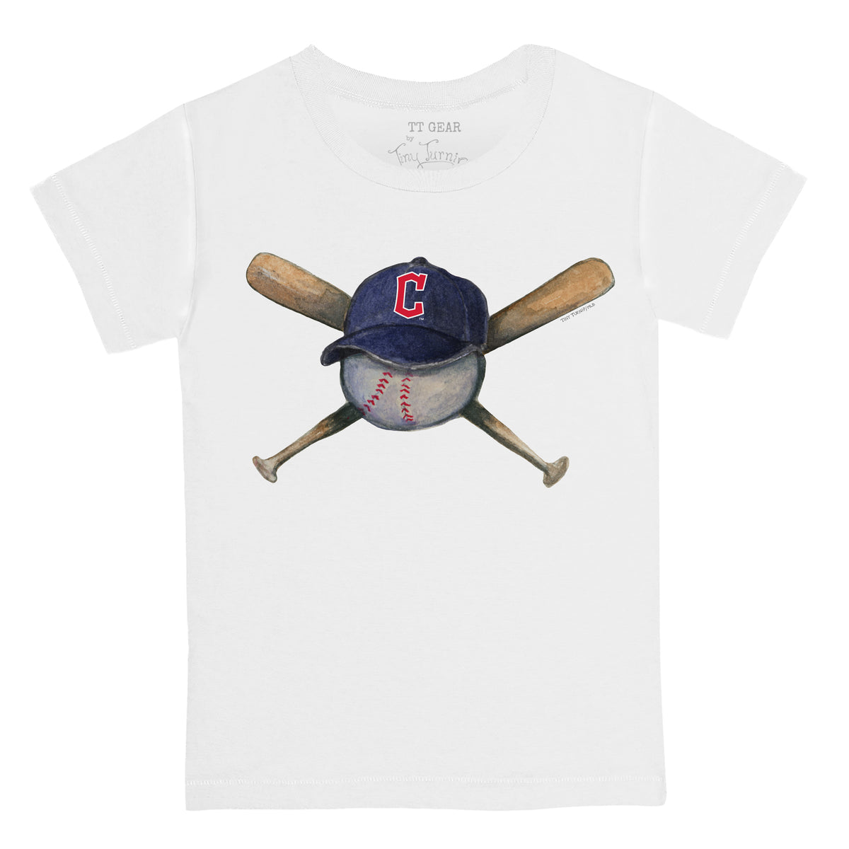 Lids Cleveland Guardians Tiny Turnip Youth Baseball Tear T-Shirt
