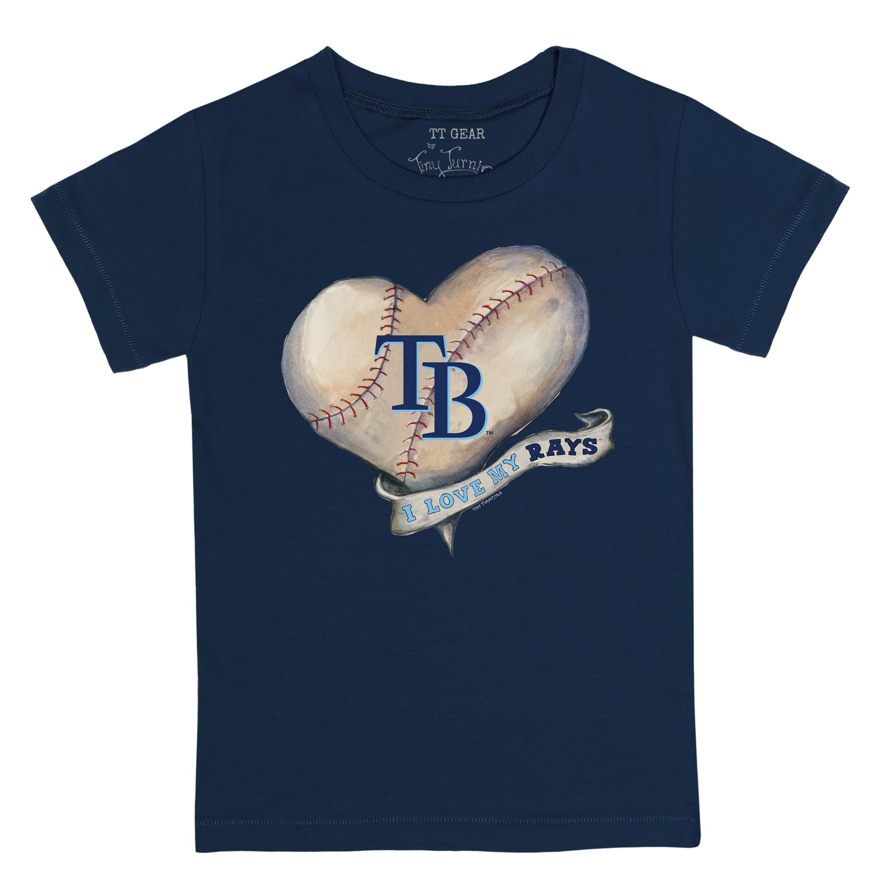 Tampa Bay Rays Girls Infant Pink Team Love T-Shirt