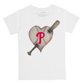 Philadelphia Phillies Heart Bat Tee Shirt