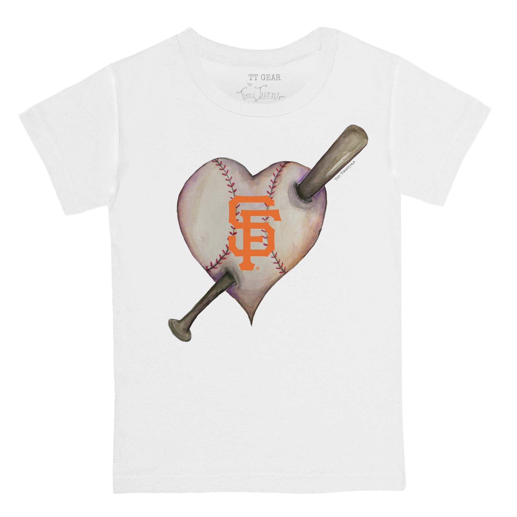 San Francisco Giants Heart Bat Tee Shirt
