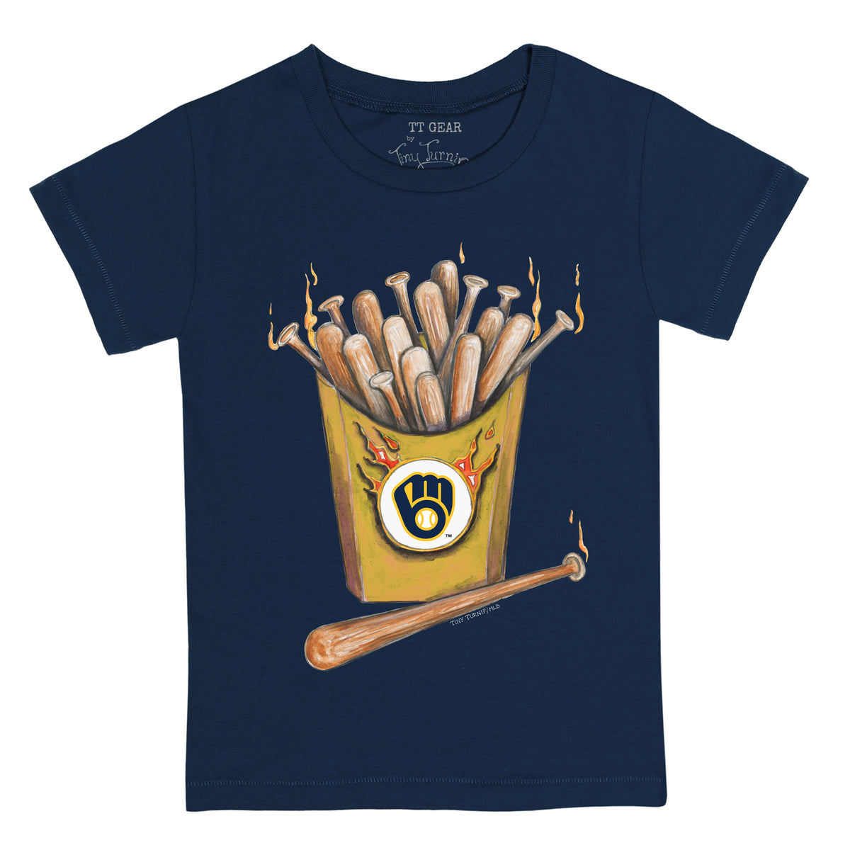 Milwaukee Brewers Hot Bats Tee Shirt