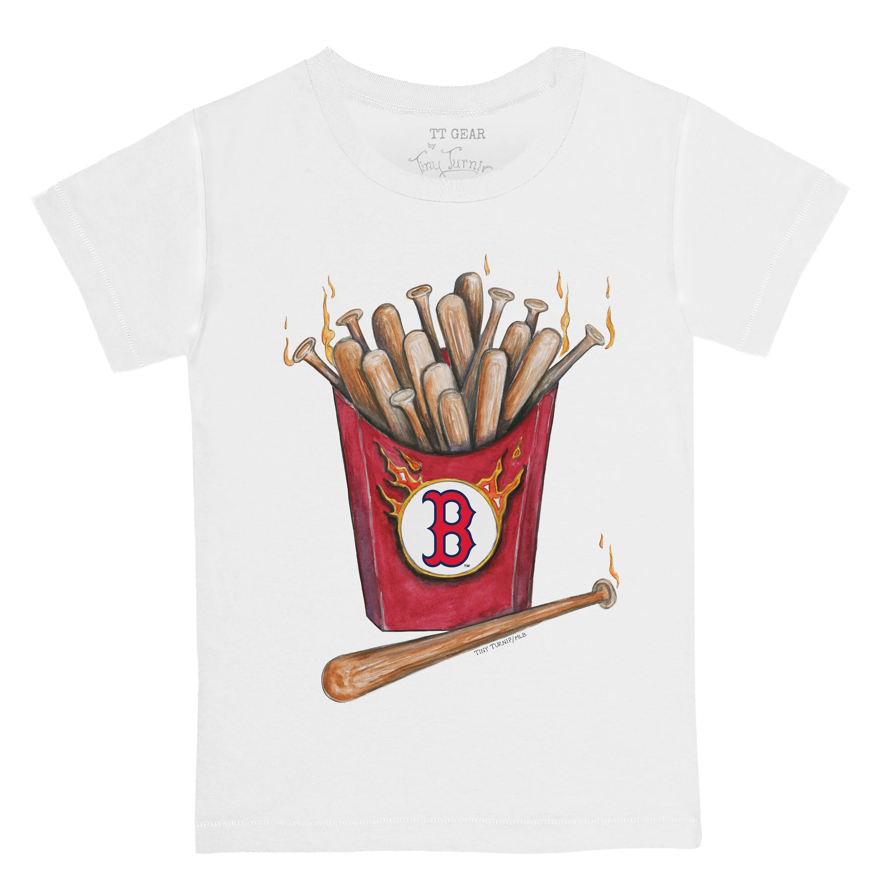 Boston Red Sox Hot Bats Tee Shirt 24M / White