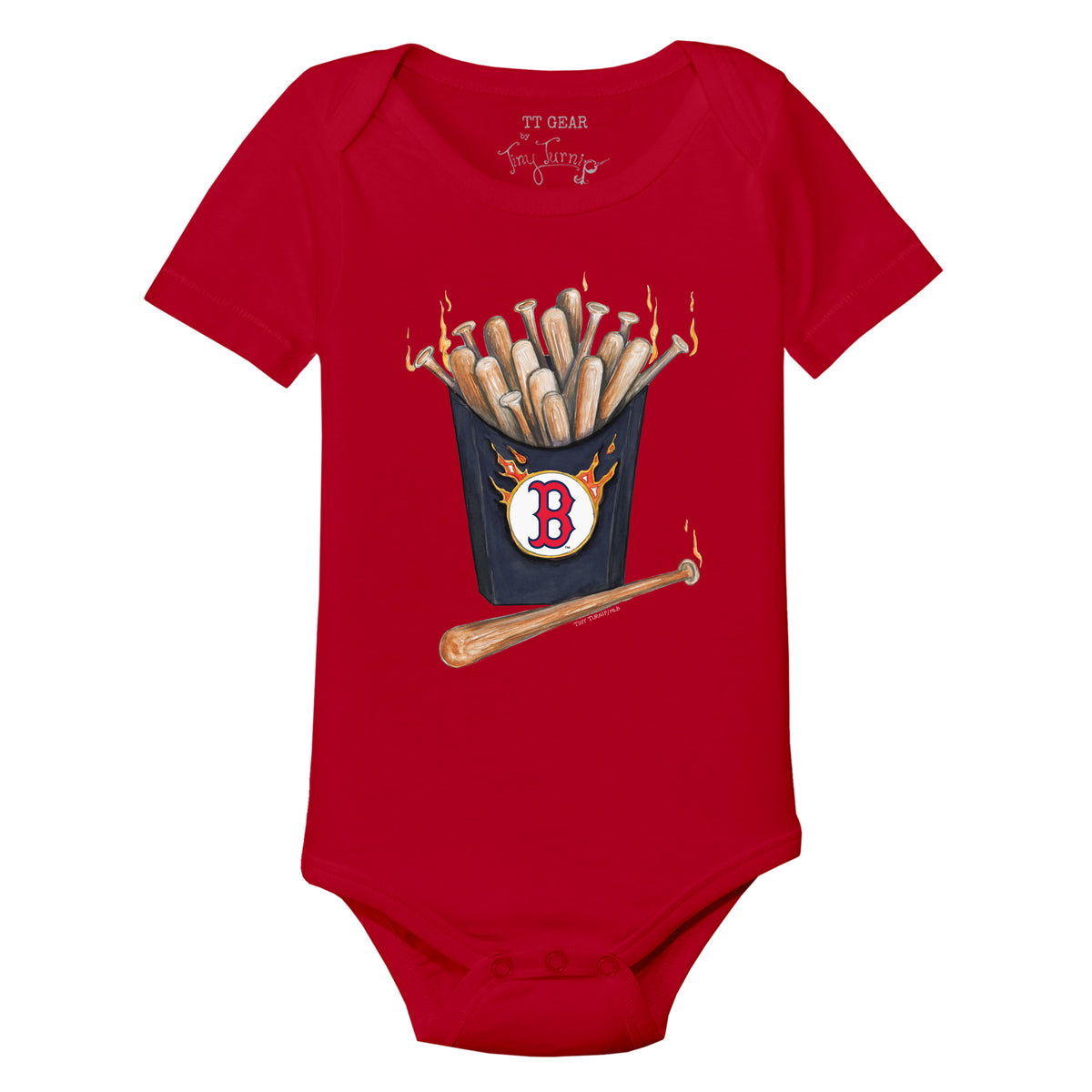 Boston Red Sox Hot Bats Short Sleeve Snapper