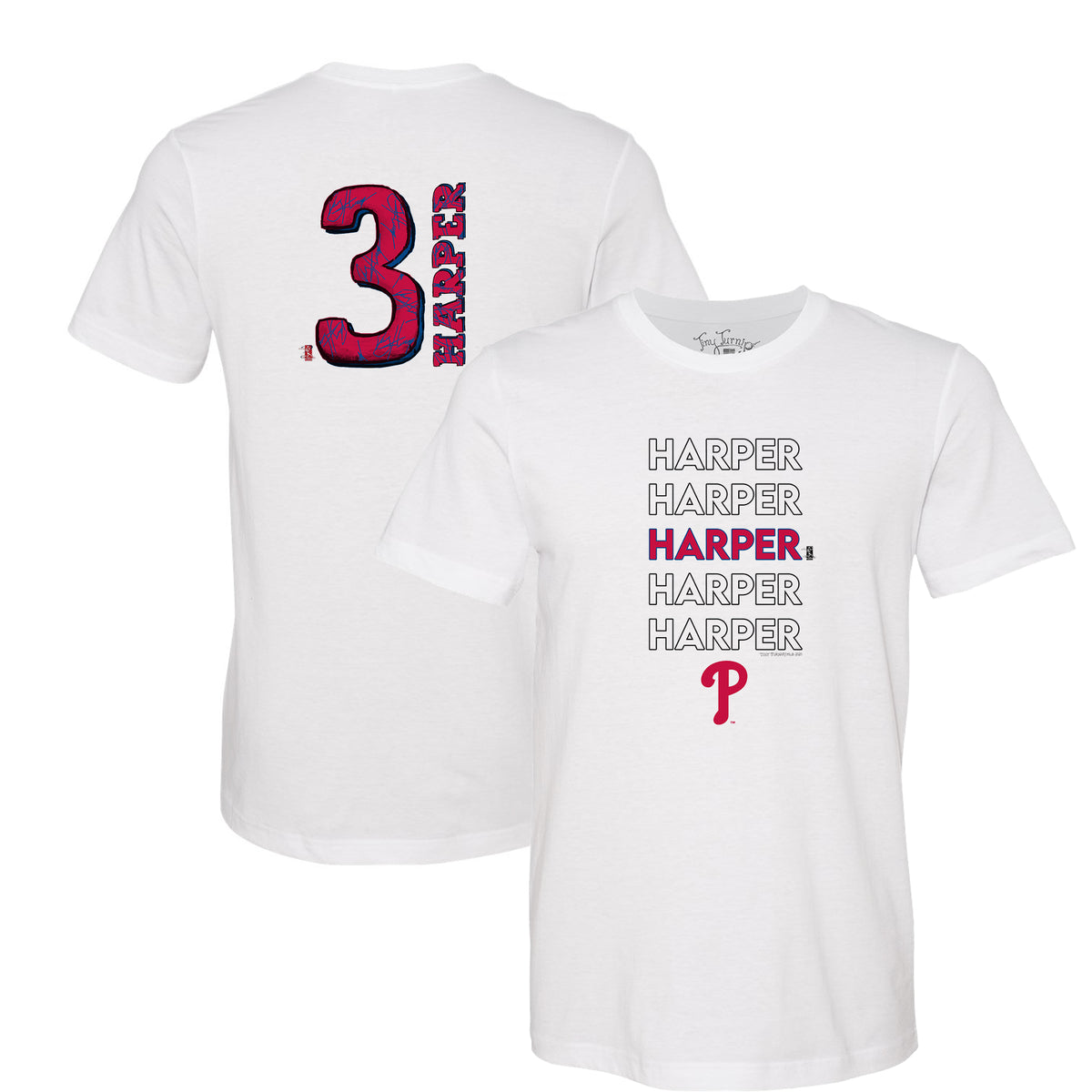 Youth Tiny Turnip White Philadelphia Phillies Blooming Baseballs T-Shirt Size: Small