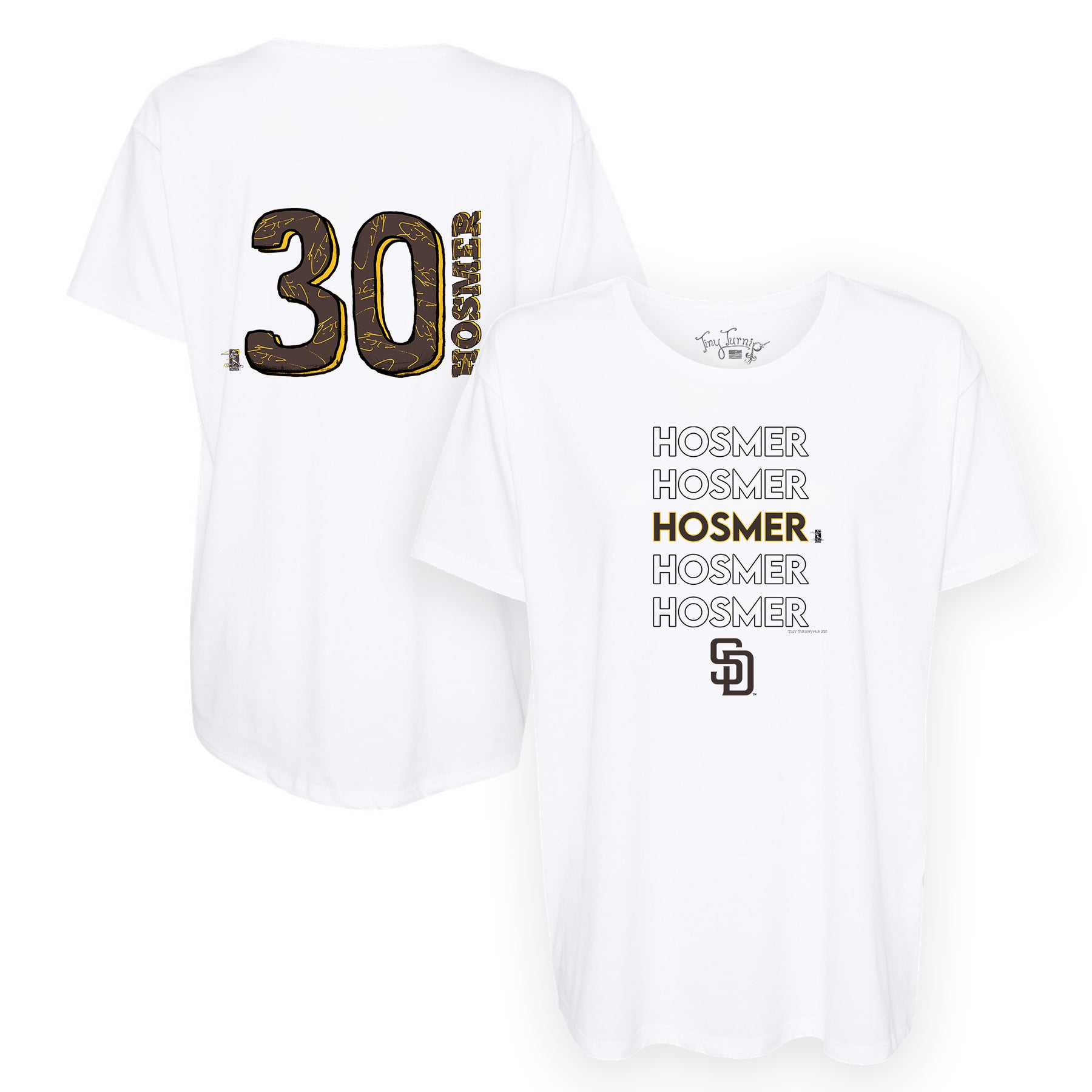 San Diego Padres Eric Hosmer Stacked Tee Shirt