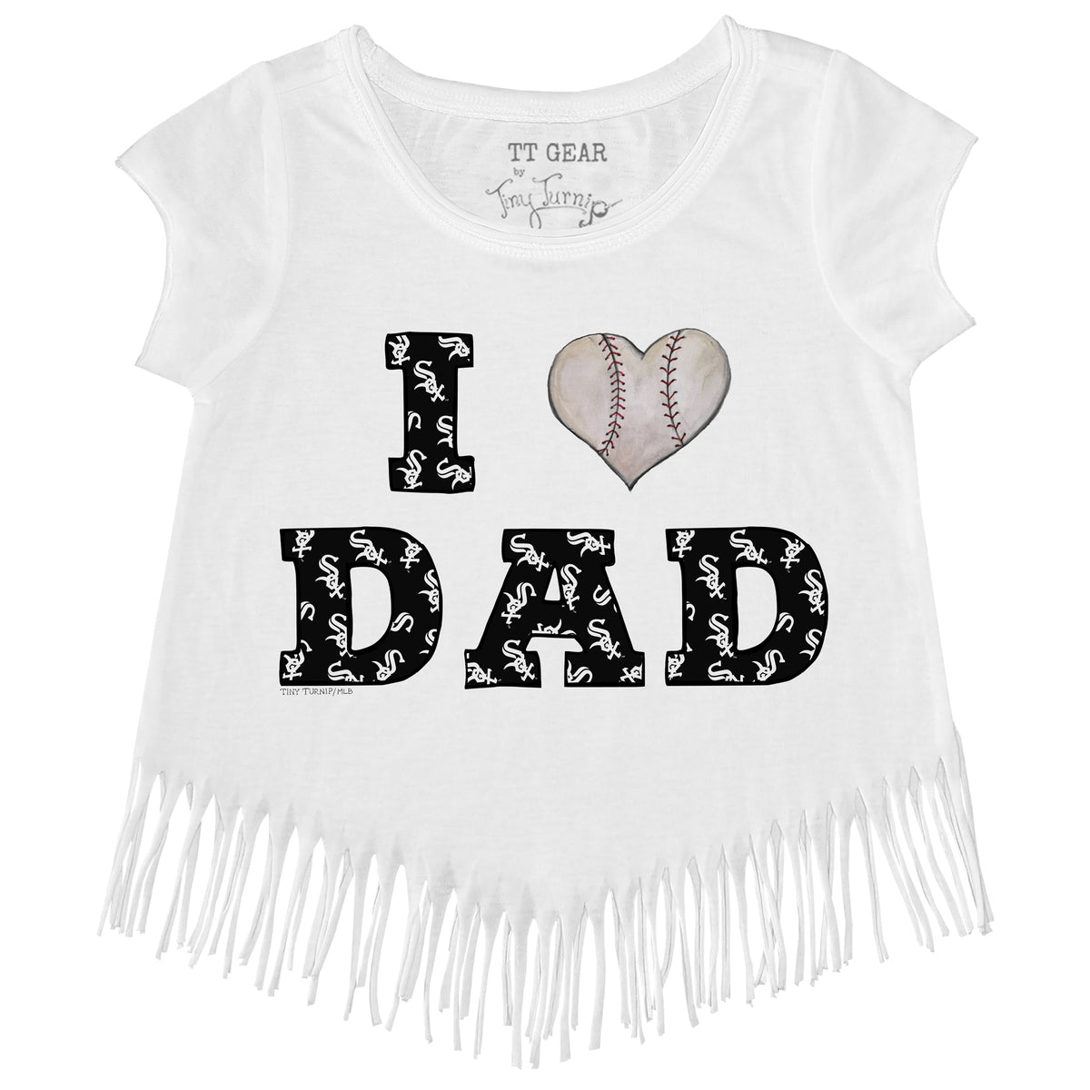 Lids Houston Astros Tiny Turnip Infant I Love Dad T-Shirt - White