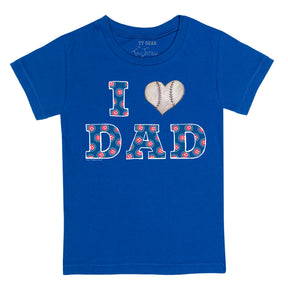 Chicago Cubs I Love Dad Tee Shirt