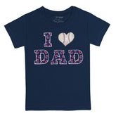 Cleveland Guardians I Love Dad Tee Shirt