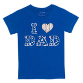 Texas Rangers I Love Dad Tee Shirt