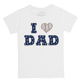 Atlanta Braves I Love Dad Tee Shirt