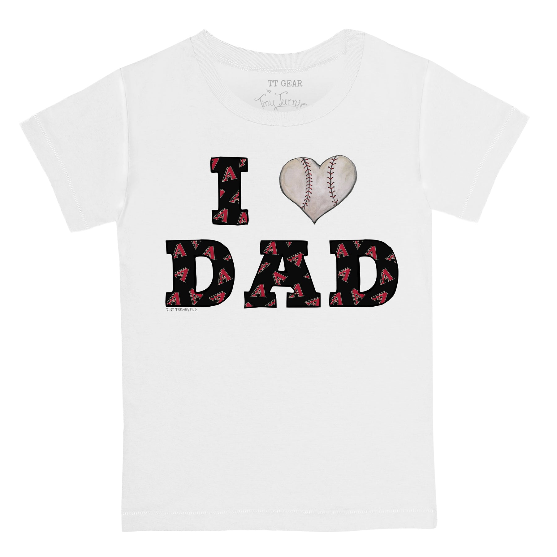 Arizona Diamondbacks I Love Dad Tee Shirt