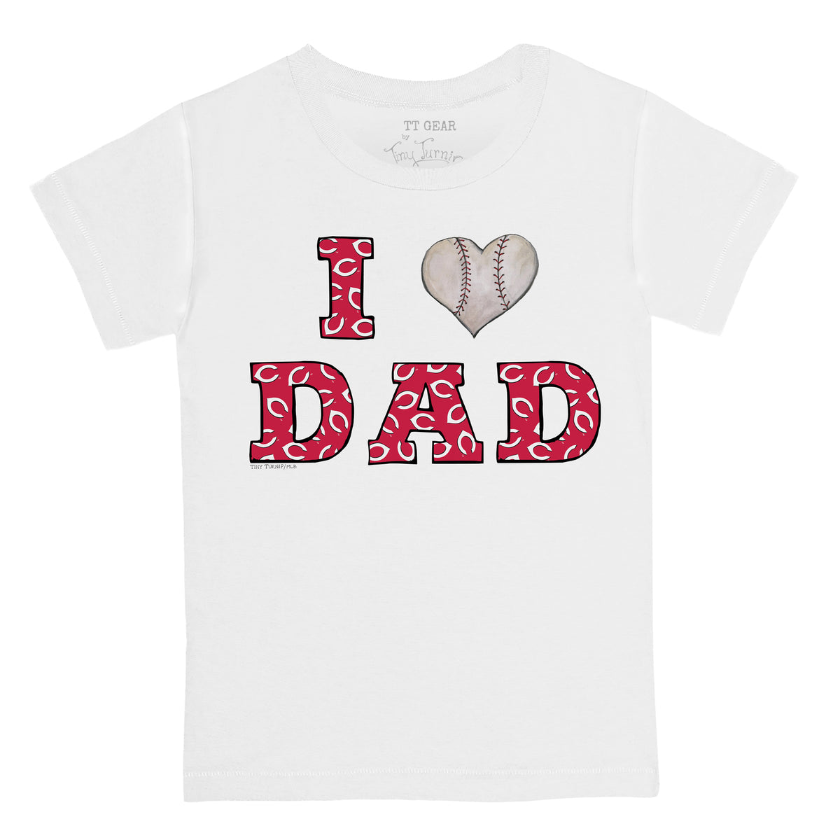 Cincinnati Reds I Love Dad Tee Shirt