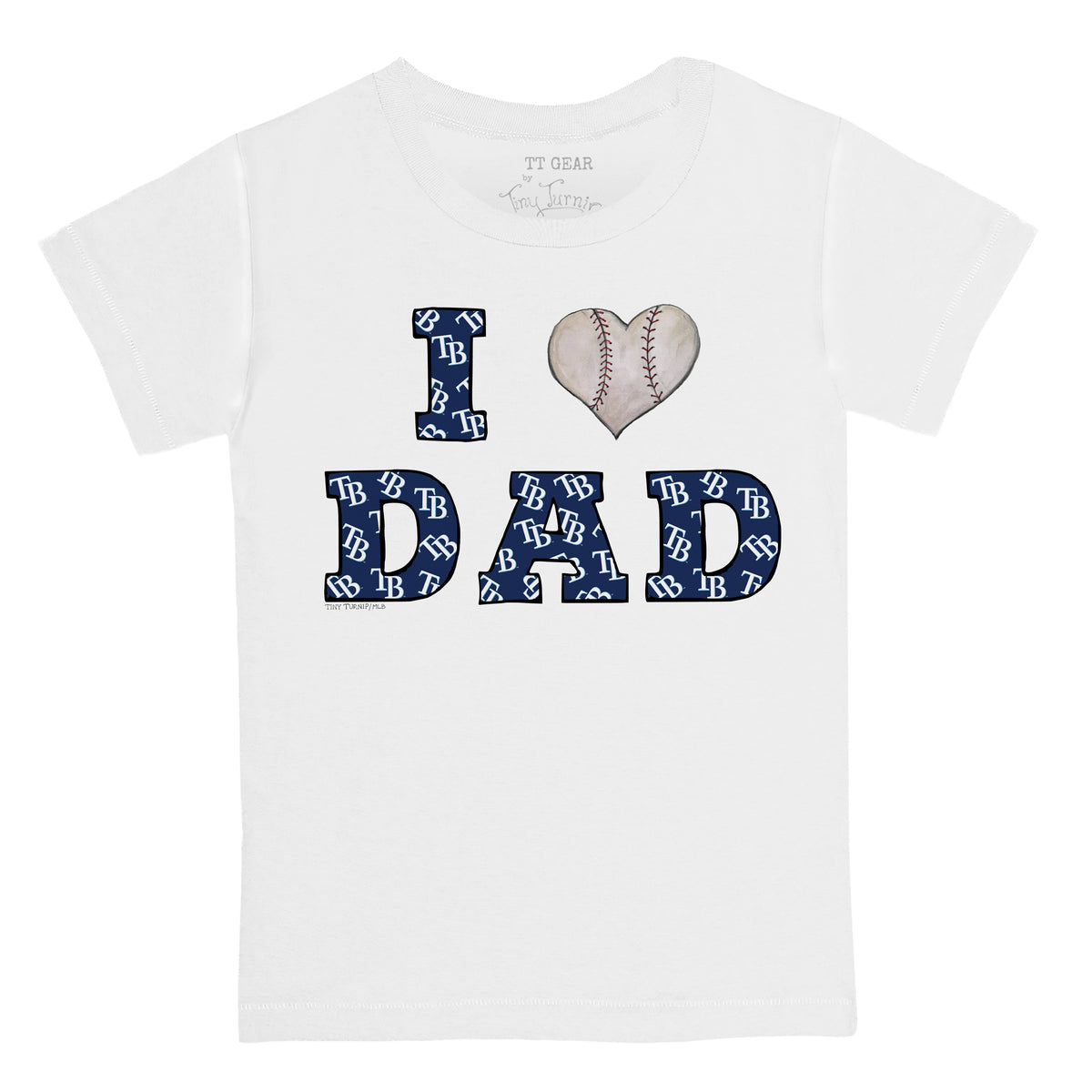 Tampa Bay Rays I Love Dad Tee Shirt