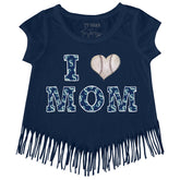 Seattle Mariners I Love Mom Fringe Tee