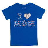 Chicago Cubs I Love Mom Tee Shirt
