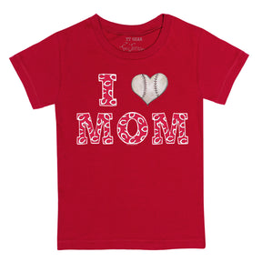 Cincinnati Reds I Love Mom Tee Shirt