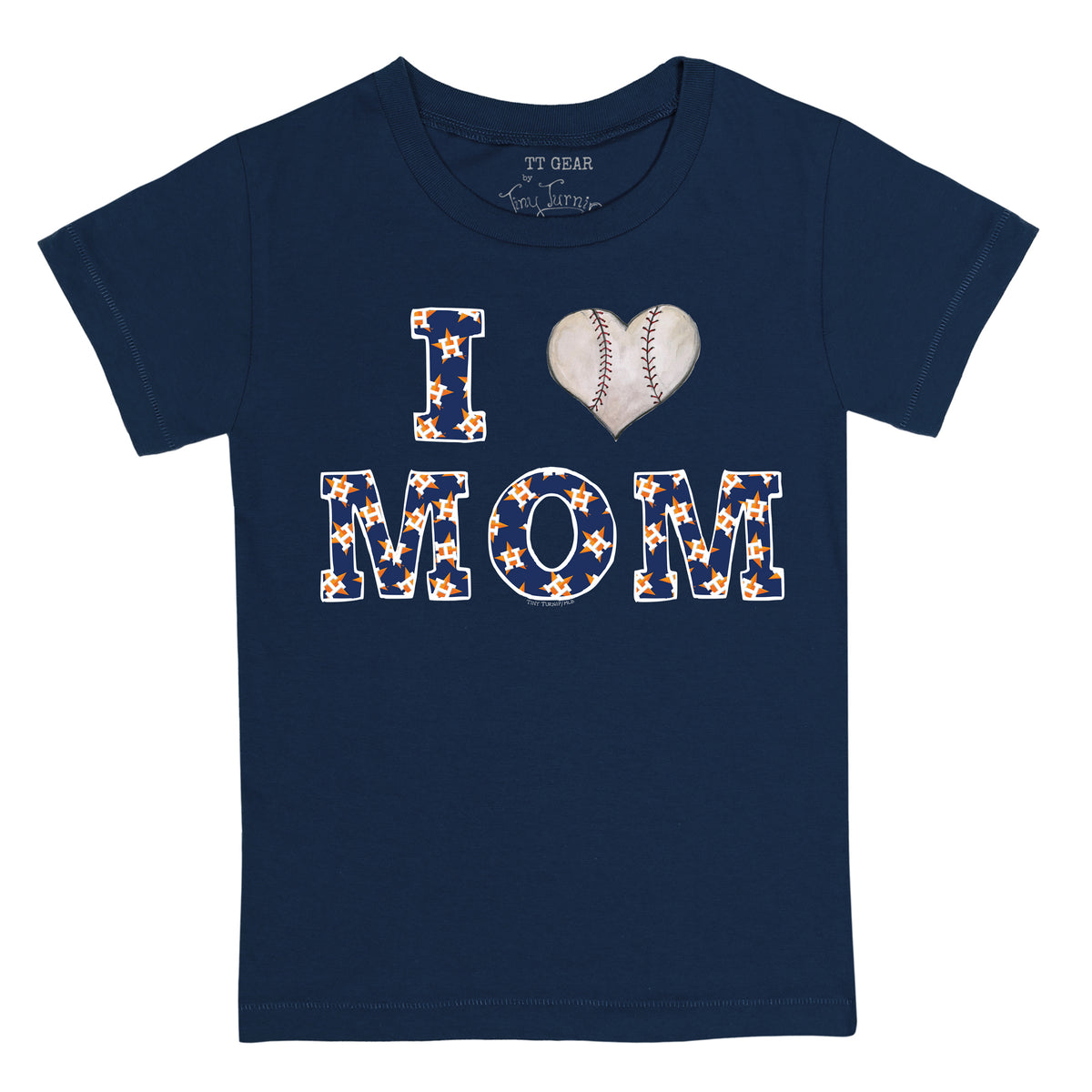 Houston Astros I Love Mom Tee Shirt