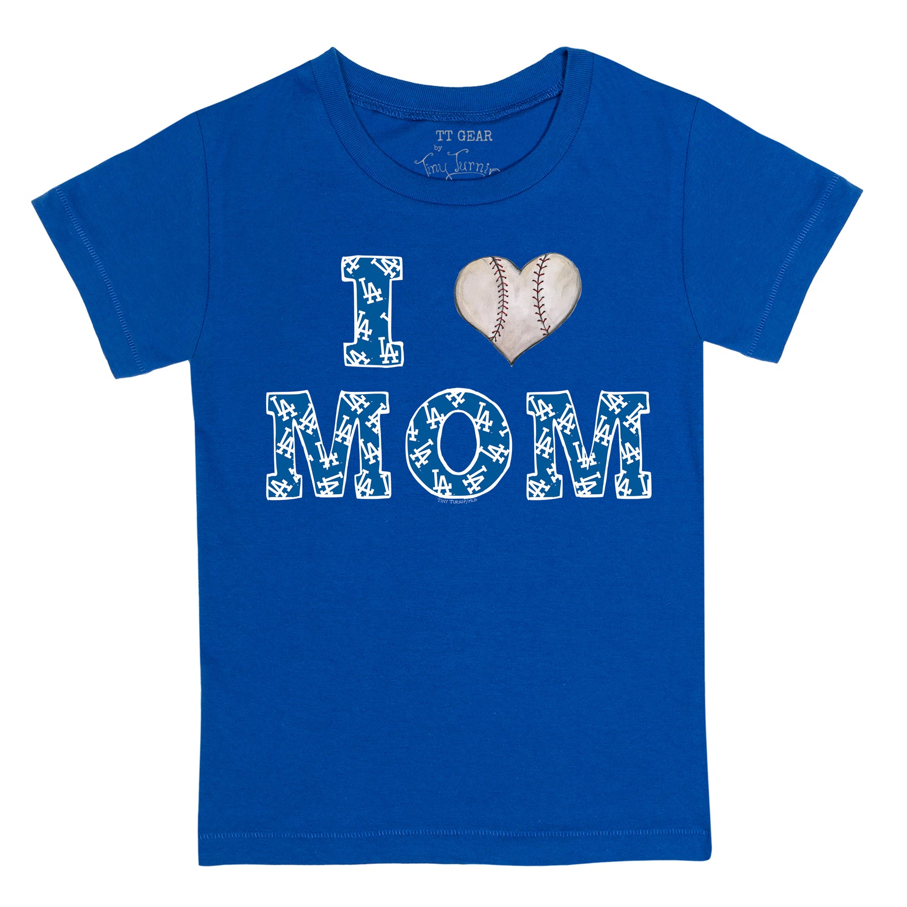 Los Angeles Dodgers I Love Mom Tee Shirt