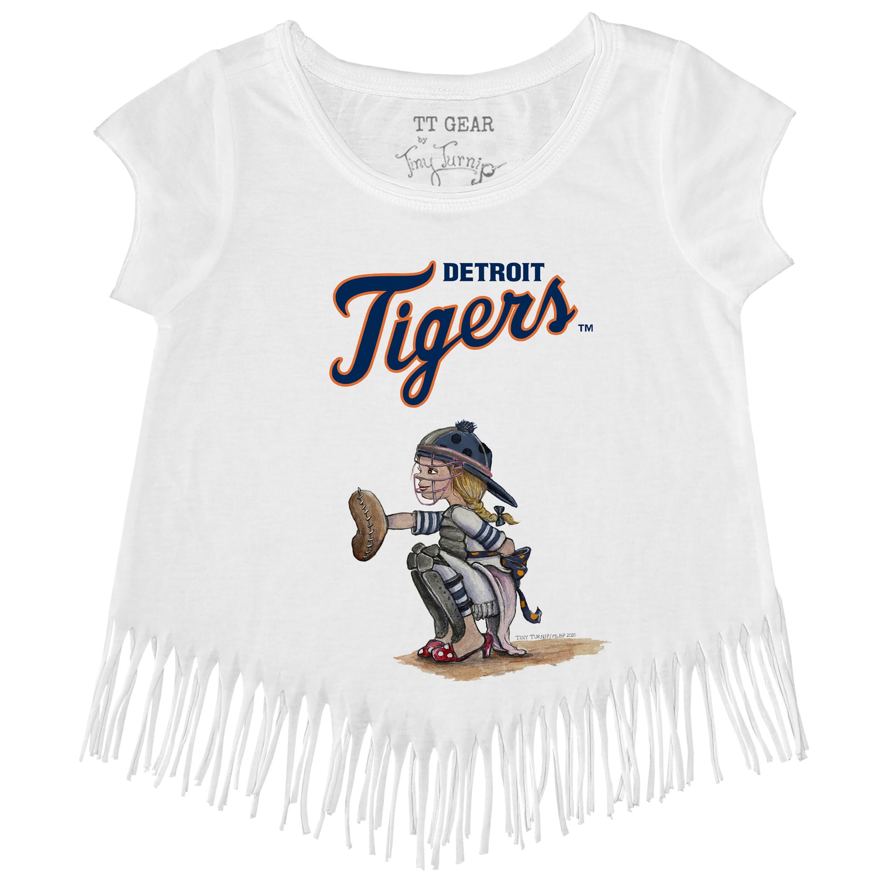 Detroit Tigers Kate the Catcher Fringe Tee