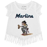 Miami Marlins Kate the Catcher Fringe Tee