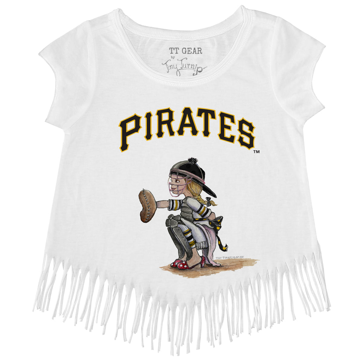 Pittsburgh Pirates Kate the Catcher Fringe Tee