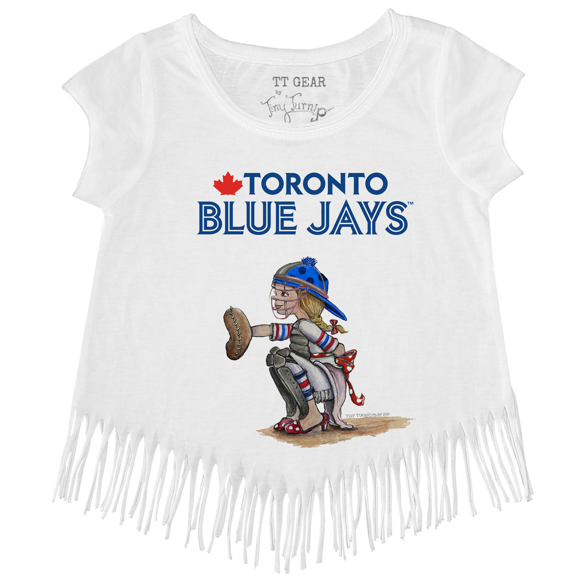Toronto Blue Jays Kate the Catcher Fringe Tee