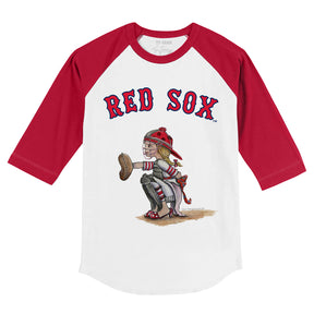 Boston Red Sox Kate the Catcher 3/4 Red Sleeve Raglan