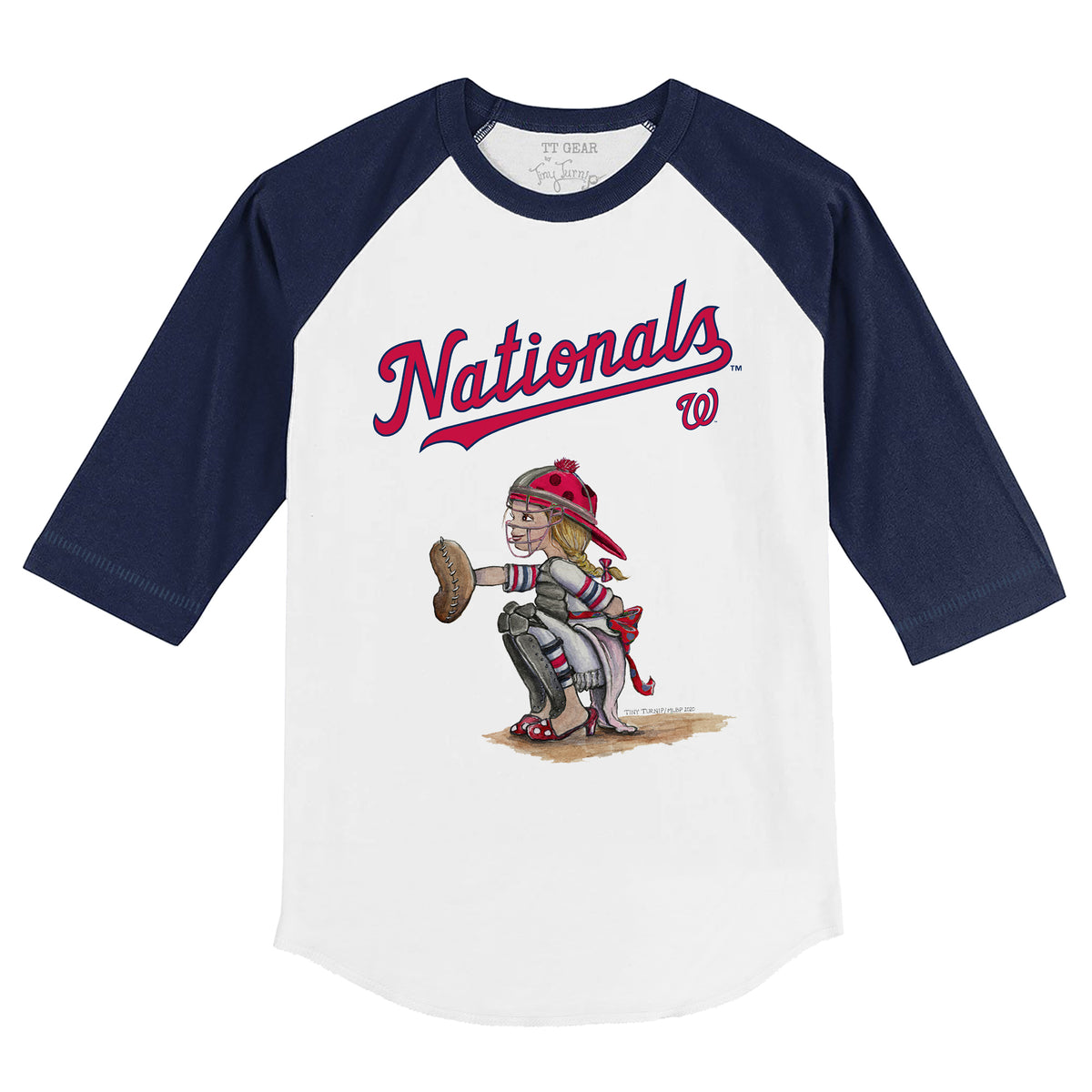 Los Angeles Dodgers Kate The Catcher Tee Shirt 5T / White