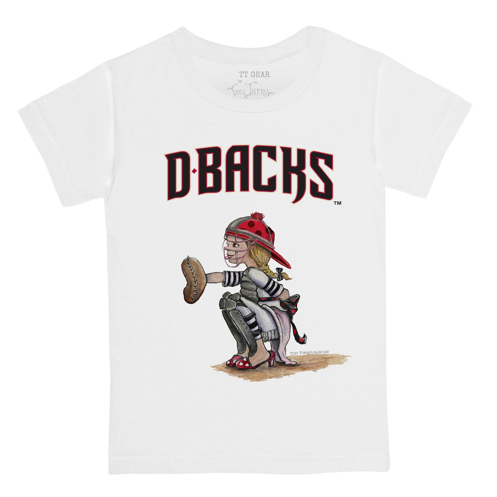 Lids Arizona Diamondbacks Tiny Turnip Youth Team Slugger T-Shirt - White