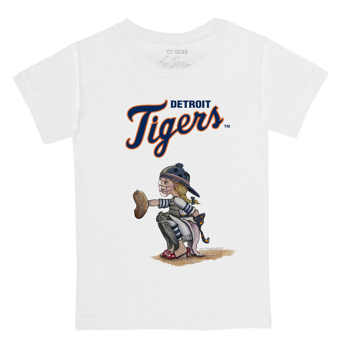 Detroit Tigers Kate the Catcher Tee Shirt
