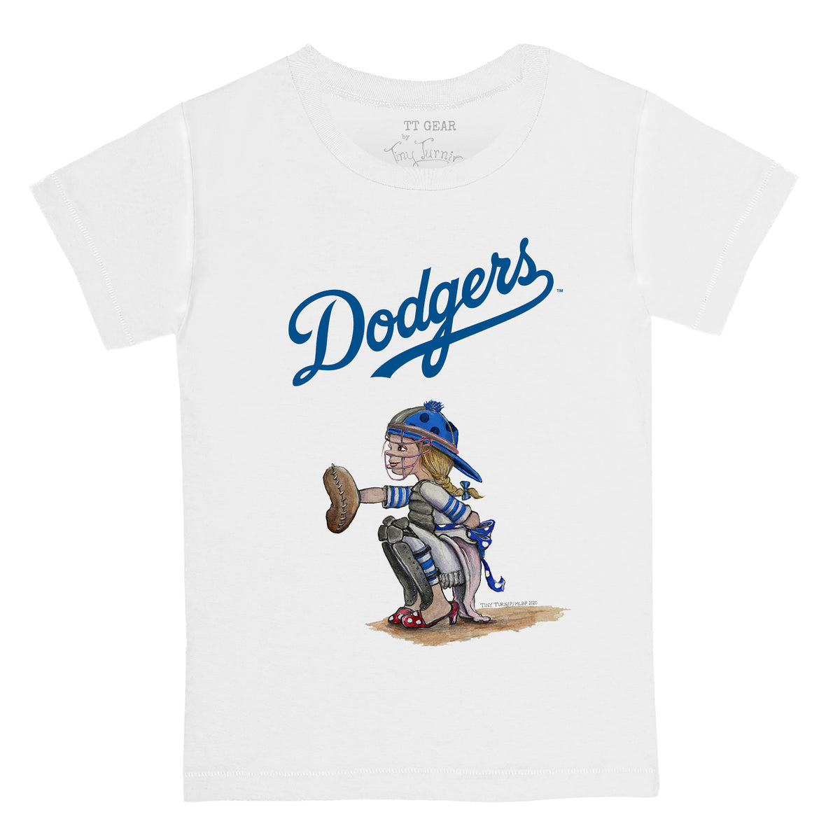 Los Angeles Dodgers Kate the Catcher Tee Shirt