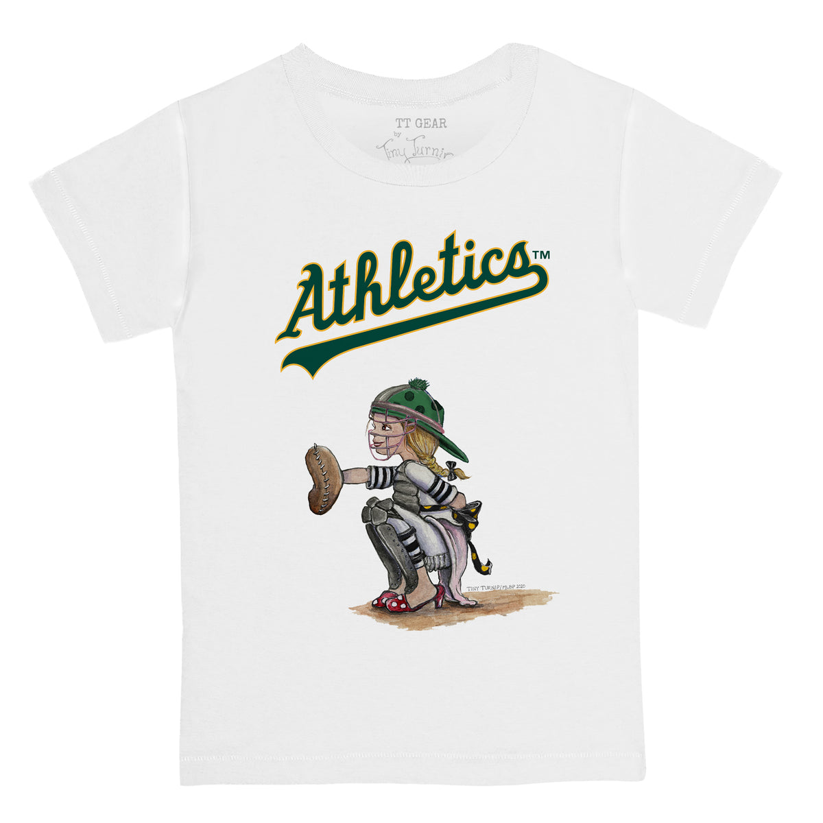 Oakland Athletics Kate the Catcher Tee Shirt