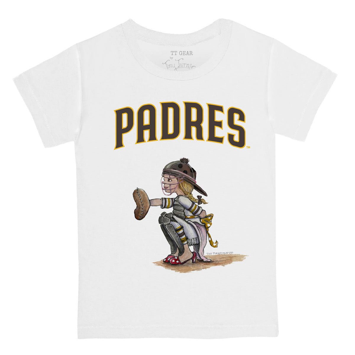 Lids Pittsburgh Pirates Tiny Turnip Women's Kate the Catcher T-Shirt -  White