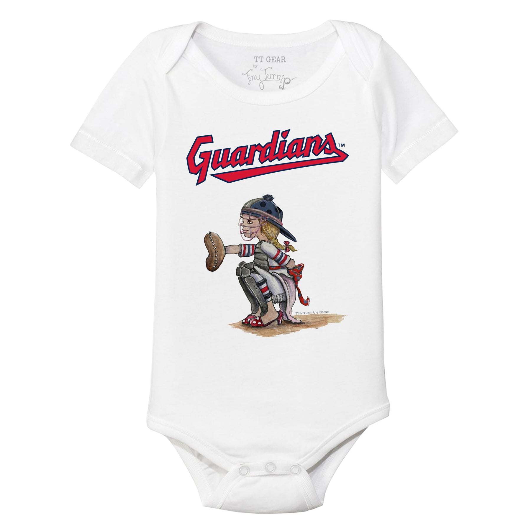 Cleveland Guardians Kate the Catcher Short Sleeve Snapper