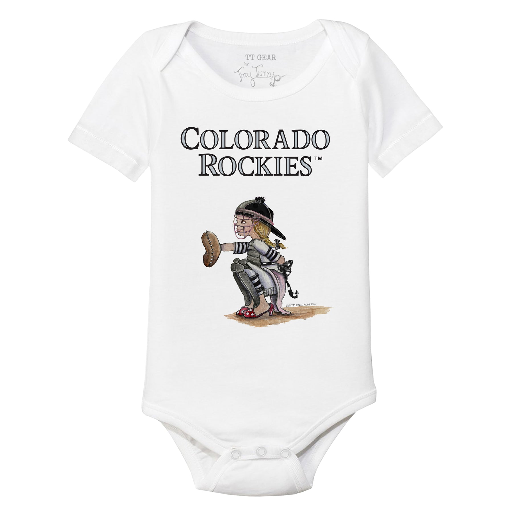 Colorado Rockies Kate the Catcher Short Sleeve Snapper