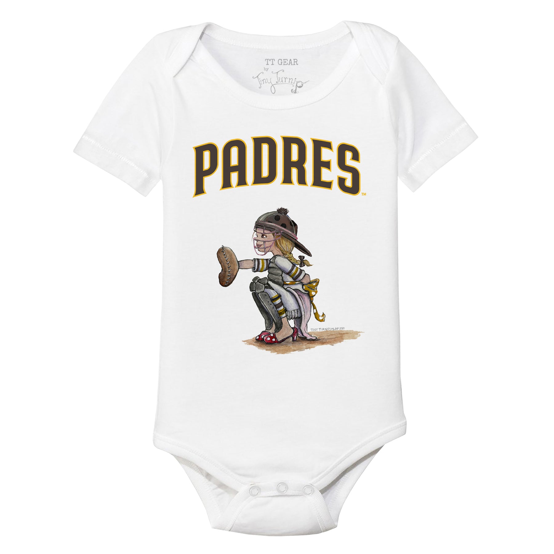 San Diego Padres Kate the Catcher Short Sleeve Snapper