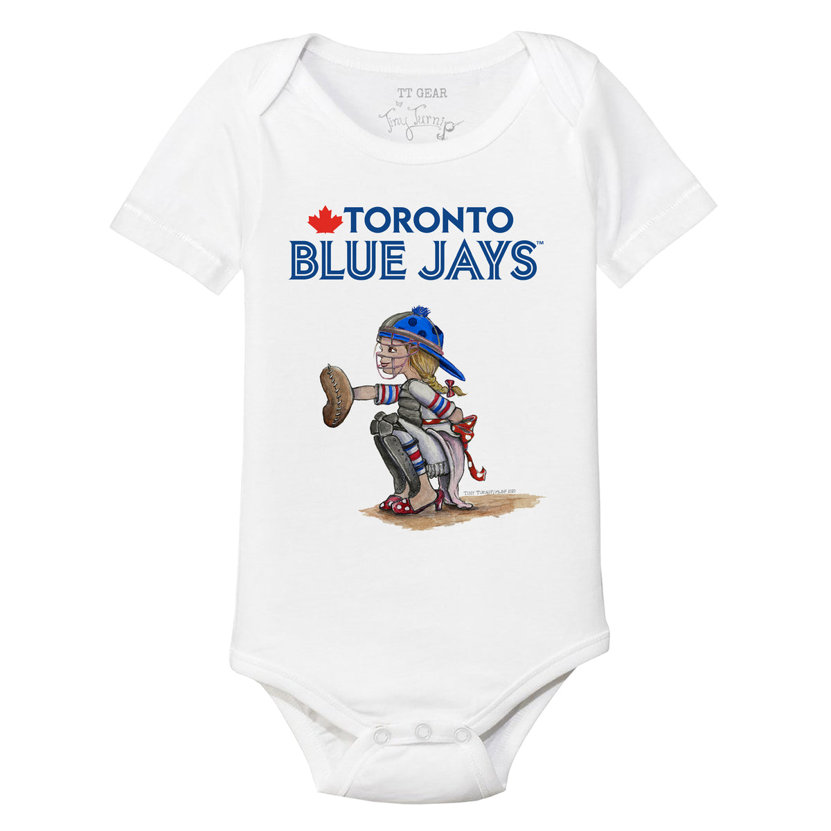 Toronto Blue Jays Kate the Catcher Short Sleeve Snapper