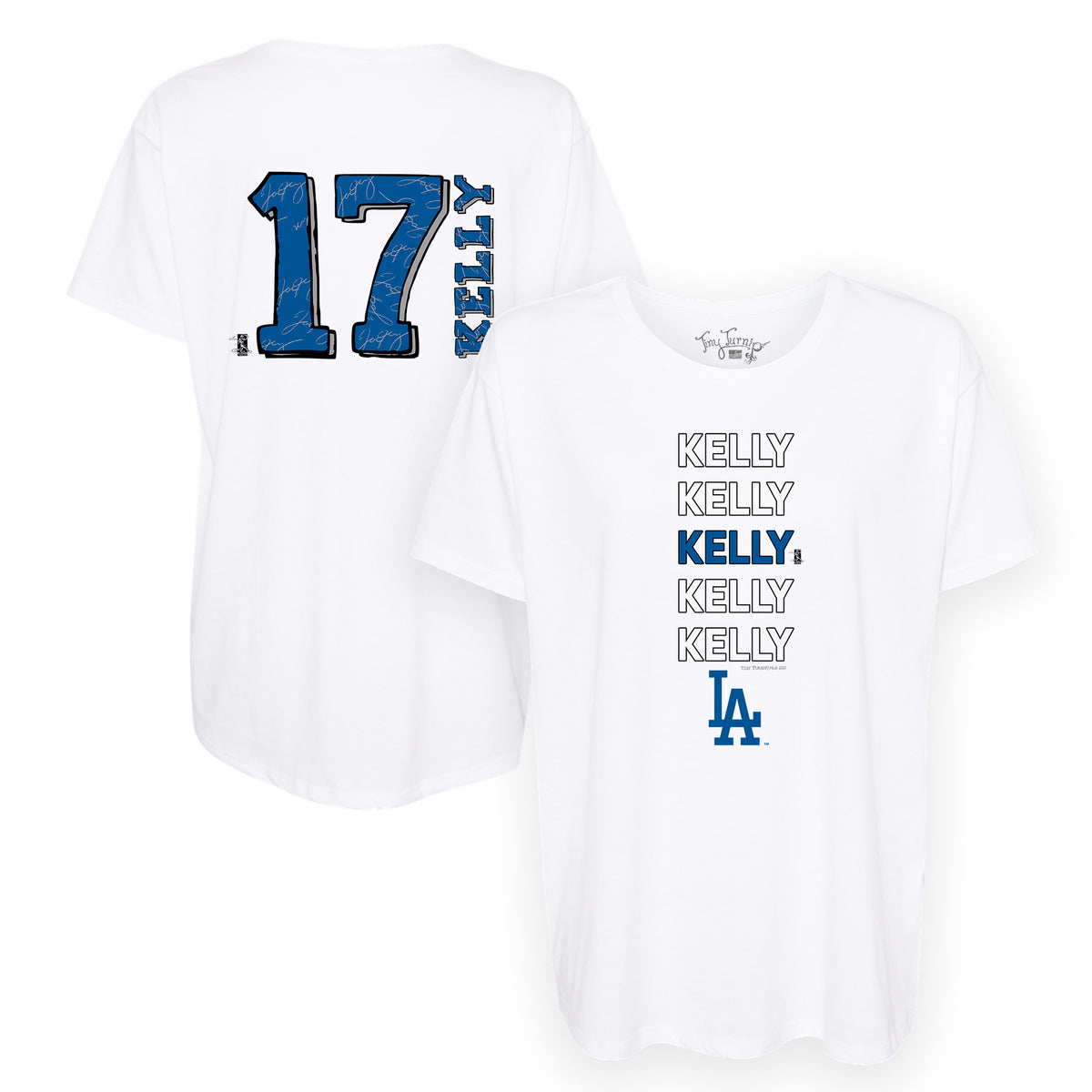 Los Angeles Dodgers Joe Kelly Stacked Tee Shirt