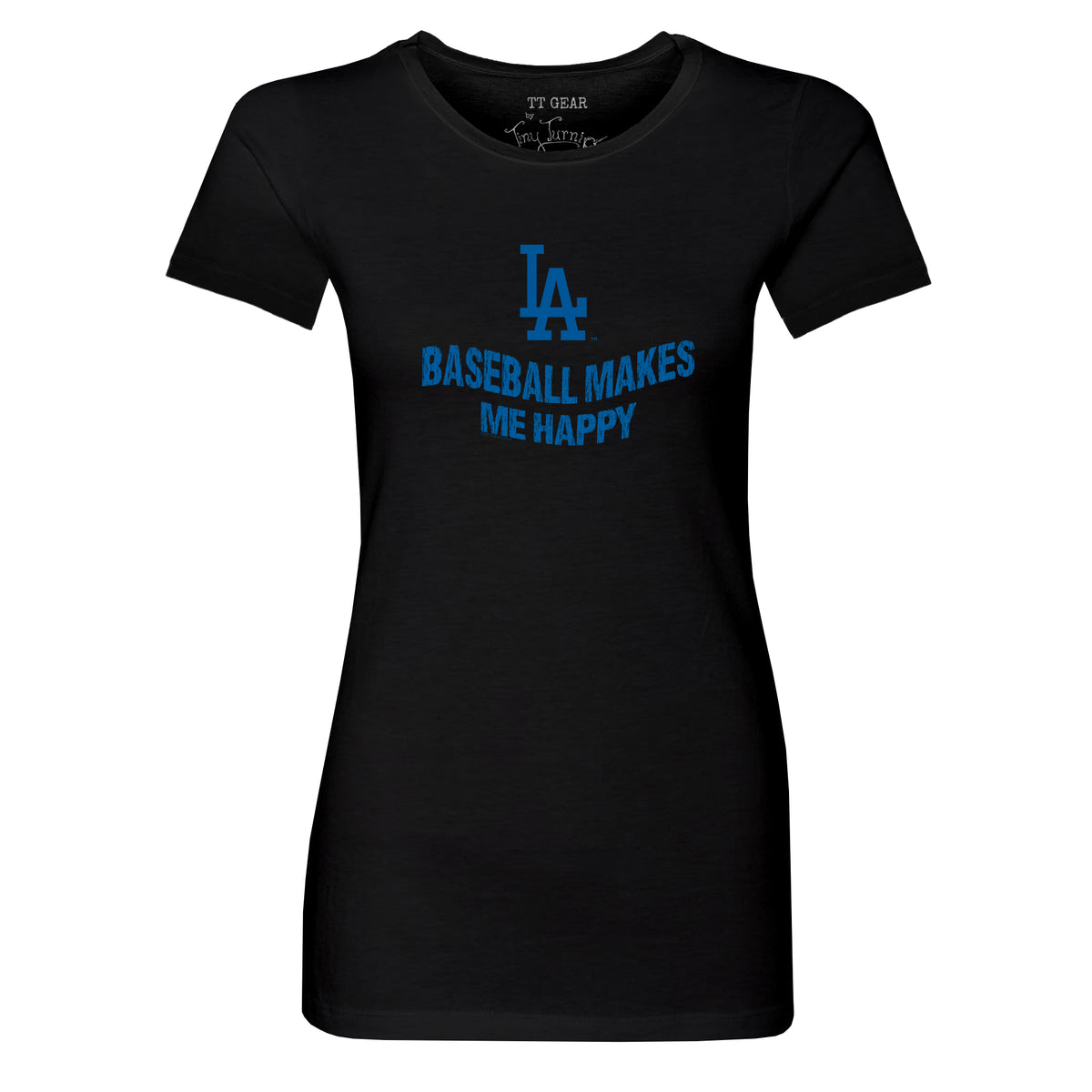 Women's Tiny Turnip White/Royal Los Angeles Dodgers 2023 Spring Training 3/4-Sleeve Raglan T-Shirt Size: Medium