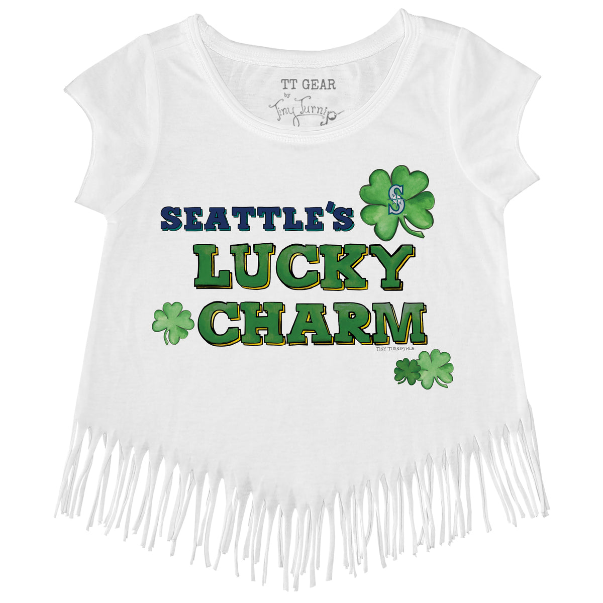 Seattle Mariners Lucky Charm Fringe Tee