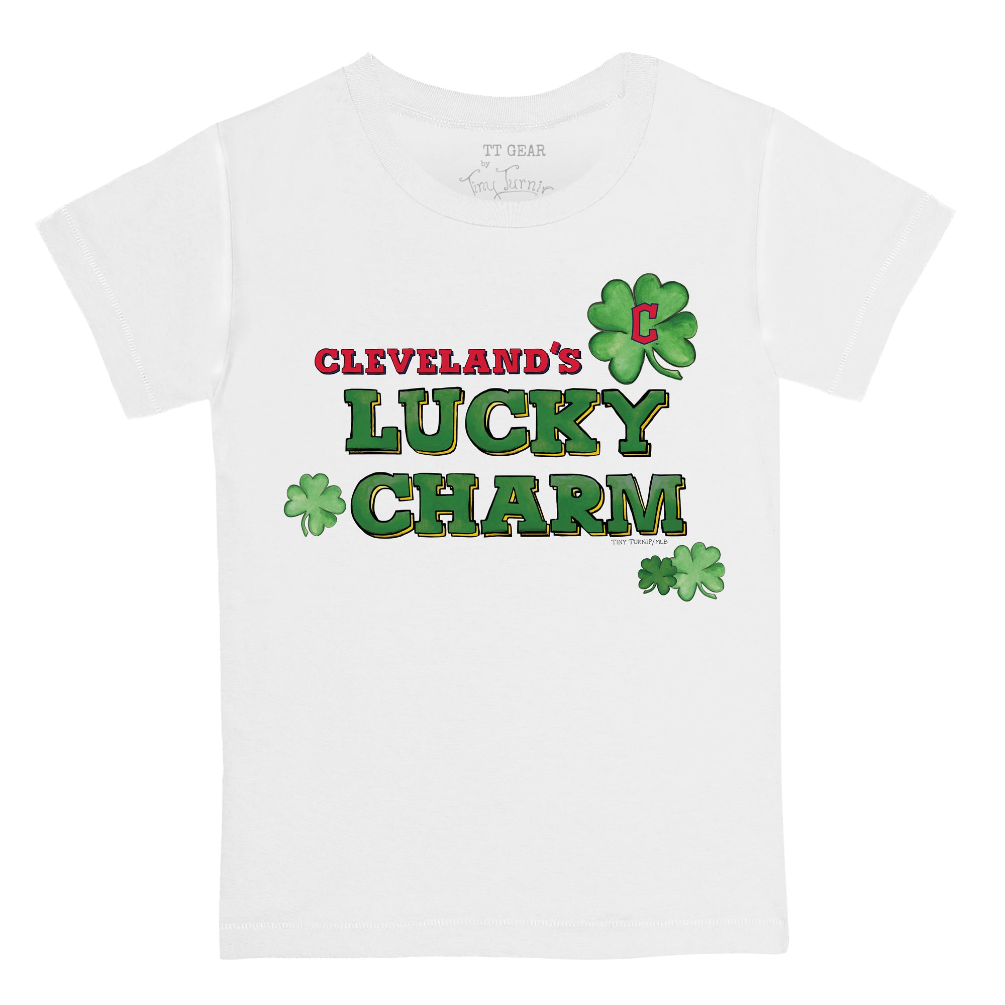 Lids Cleveland Guardians Tiny Turnip Youth Baseball Love T-Shirt